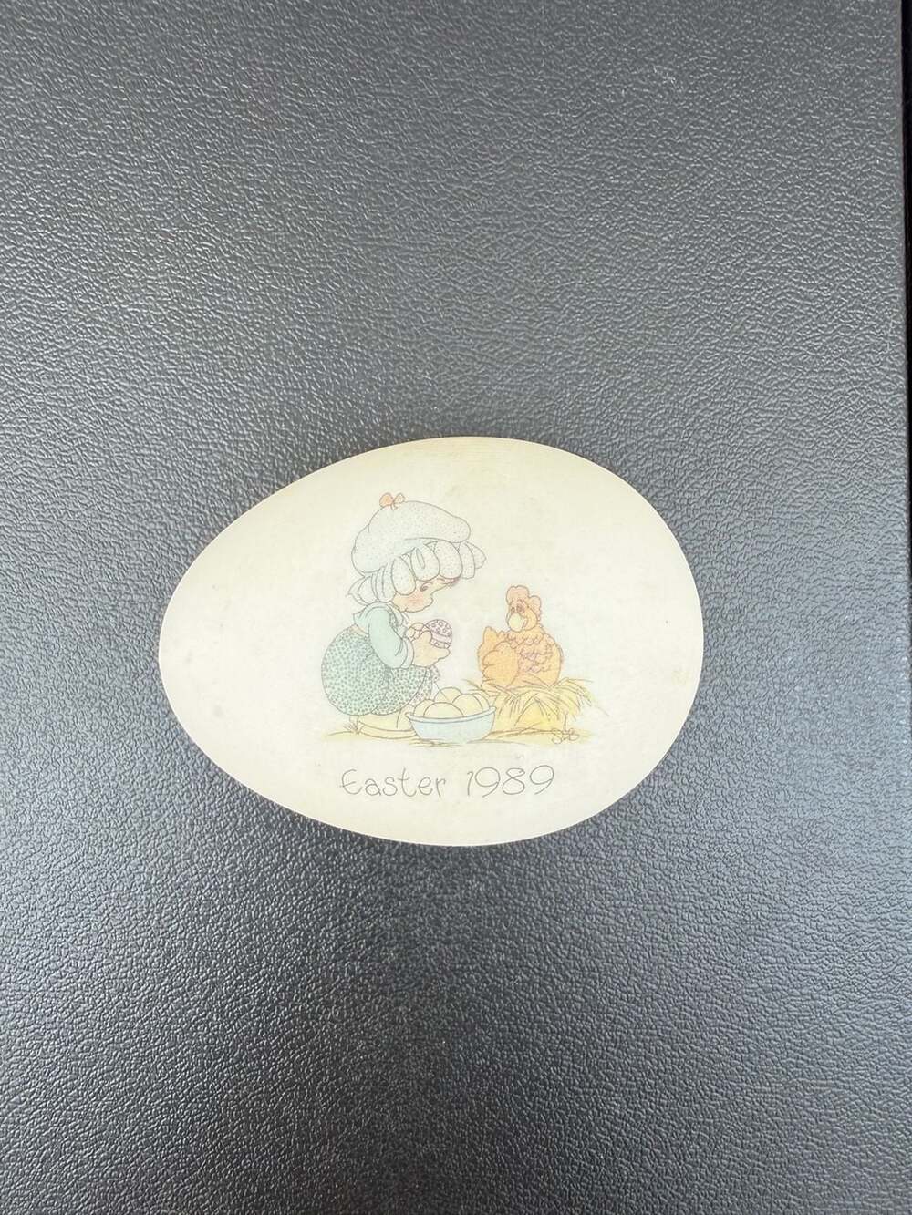 Precious Moments “Easter 1988” Egg Trinket Box Collectable Retired Gift Idea